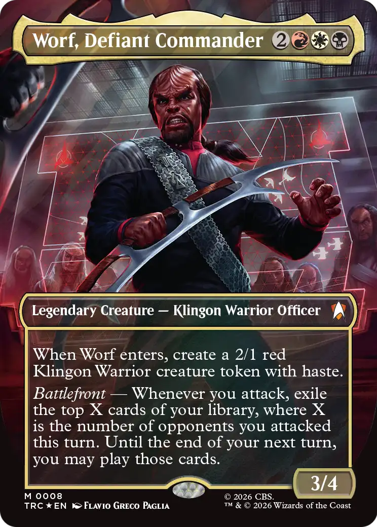 Kang, Suspicious Captain (Extended Art) [Star Trek Commander] | Impulse Games and Hobbies