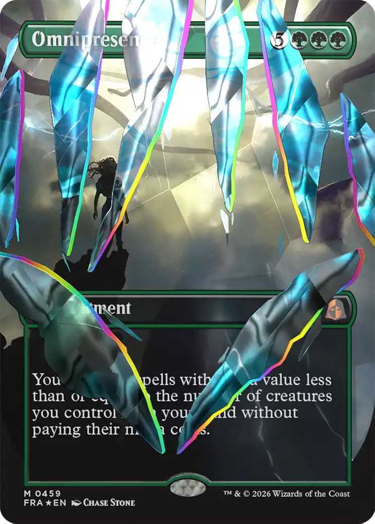 Omnipresence (Borderless) (Facet Foil) (0459) [Reality Fracture] | Impulse Games and Hobbies
