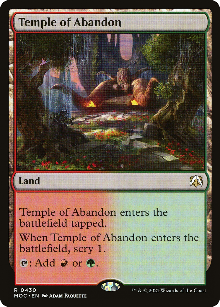 Temple of Abandon [March of the Machine Commander] | Impulse Games and Hobbies