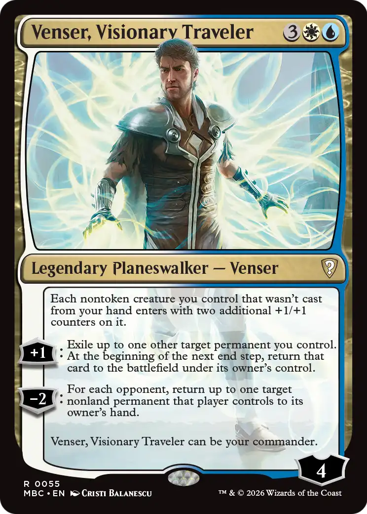 Venser, Visionary Traveler [Mystery Booster: Commander Edition] | Impulse Games and Hobbies