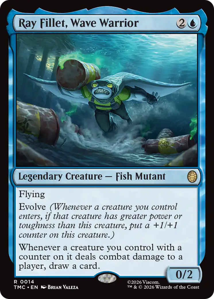 Ray Fillet, Wave Warrior [Teenage Mutant Ninja Turtles Commander] | Impulse Games and Hobbies