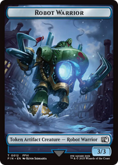 Hero (0006) // Robot Warrior (0012) Double-Sided Token [FINAL FANTASY Tokens] | Impulse Games and Hobbies
