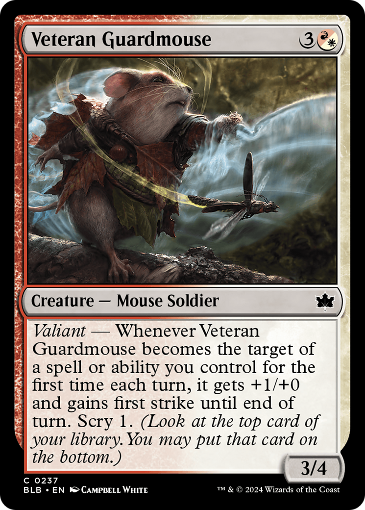 Veteran Guardmouse [Bloomburrow] | Impulse Games and Hobbies