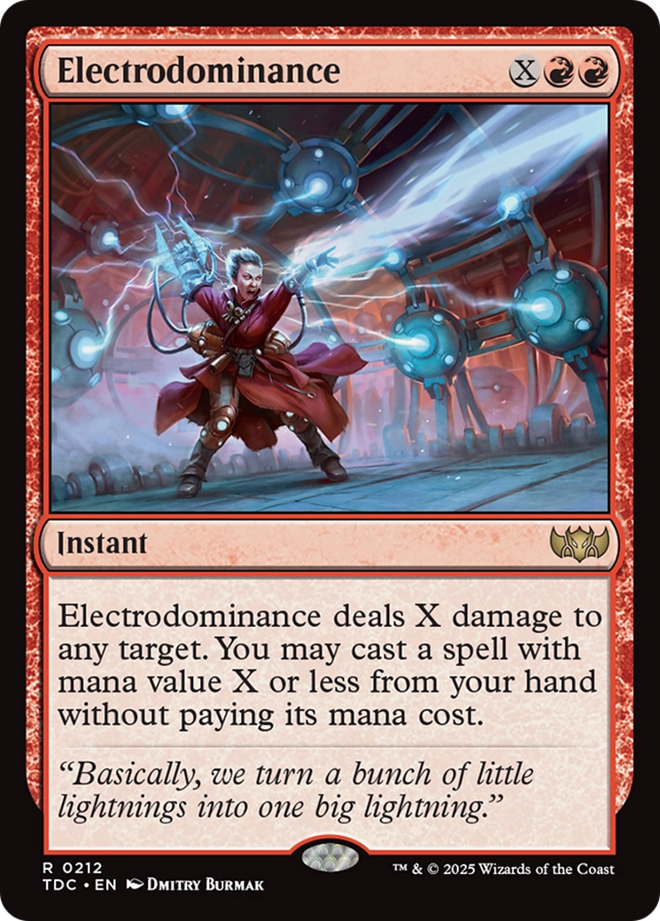 Electrodominance [Tarkir: Dragonstorm Commander] | Impulse Games and Hobbies