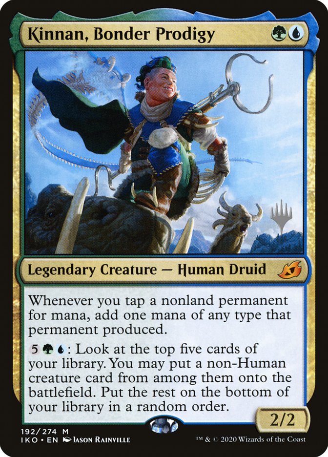 Kinnan, Bonder Prodigy (Promo Pack) [Ikoria: Lair of Behemoths Promos] | Impulse Games and Hobbies