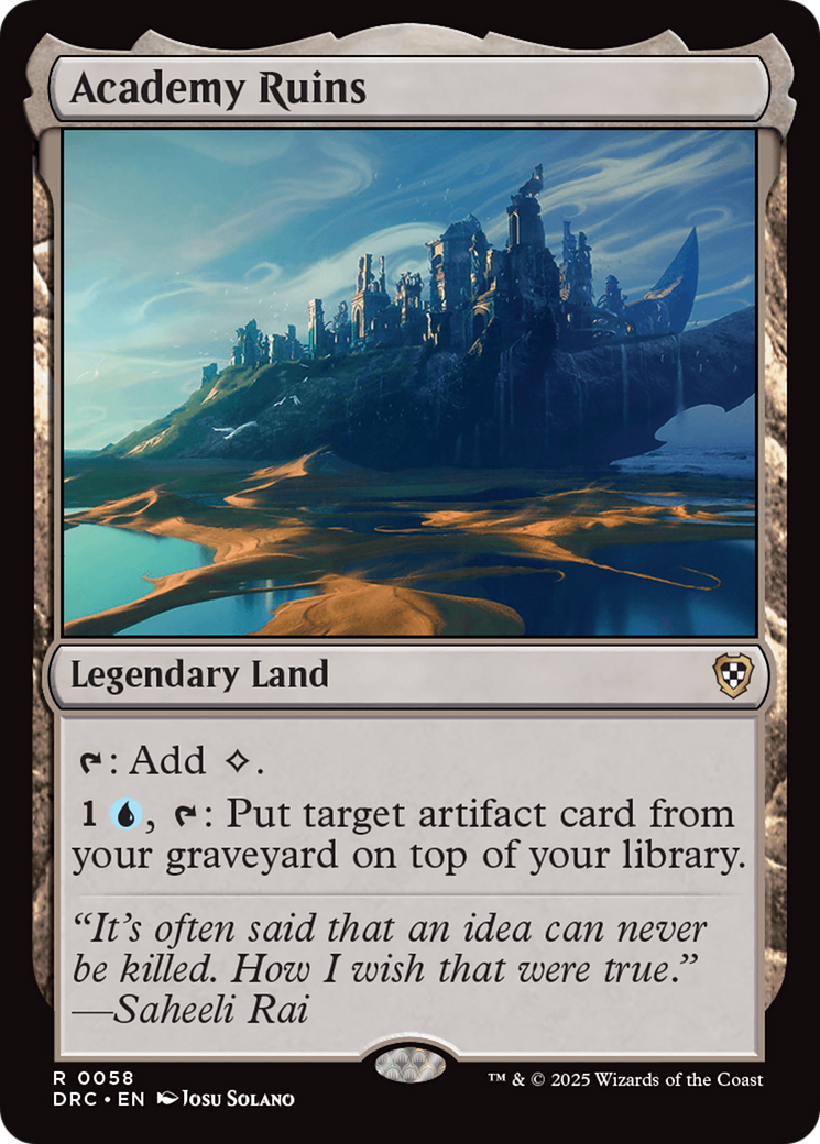 Academy Ruins [Aetherdrift Commander] | Impulse Games and Hobbies