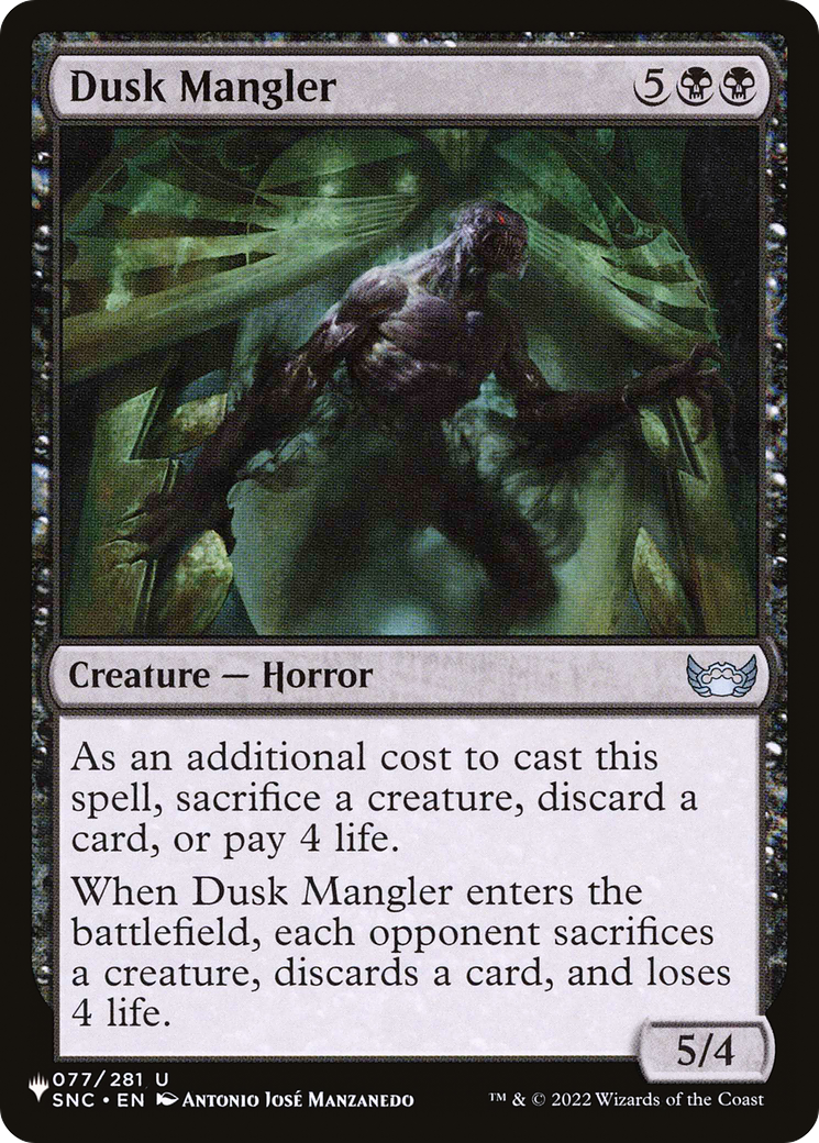 Dusk Mangler [The List Reprints] | Impulse Games and Hobbies