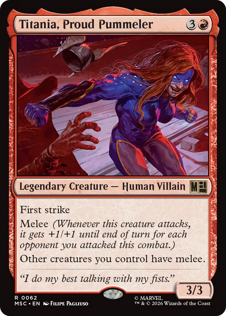 Titania, Proud Pummeler [Marvel Super Heroes Commander] | Impulse Games and Hobbies
