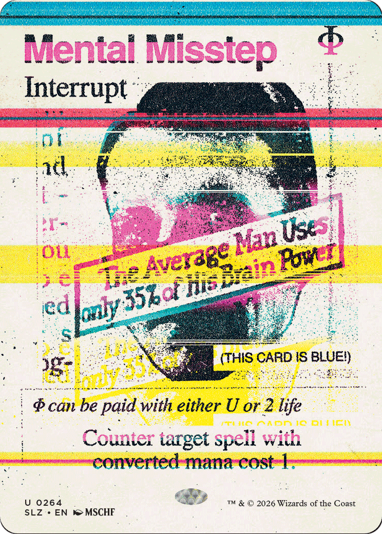 Mental Misstep (0264) [Secret Lair x MSCHF: The Zeta Set] | Impulse Games and Hobbies