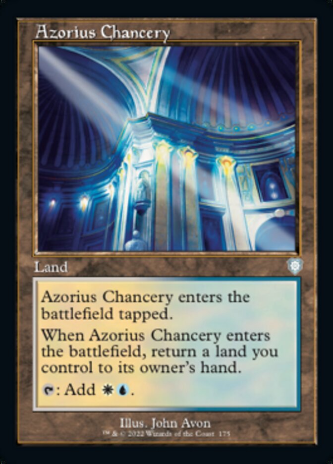 Azorius Chancery (Retro) [The Brothers' War Commander] | Impulse Games and Hobbies