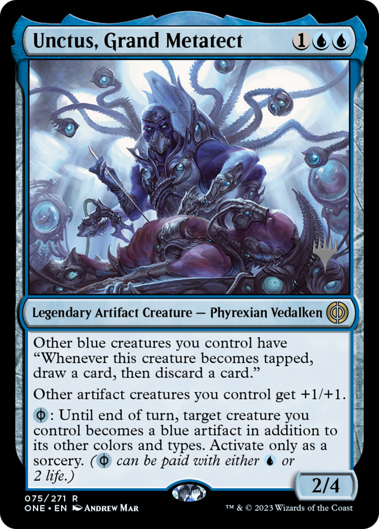 Unctus, Grand Metatect (Promo Pack) [Phyrexia: All Will Be One Promos] | Impulse Games and Hobbies
