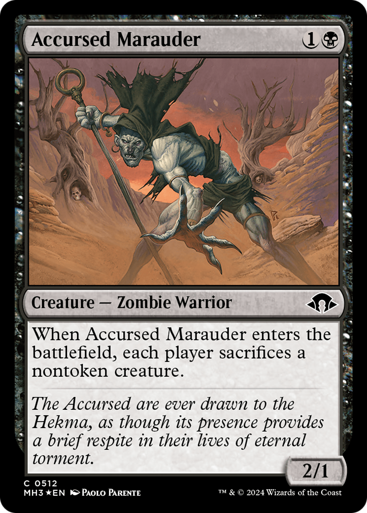 Accursed Marauder (Ripple Foil) [Modern Horizons 3] | Impulse Games and Hobbies