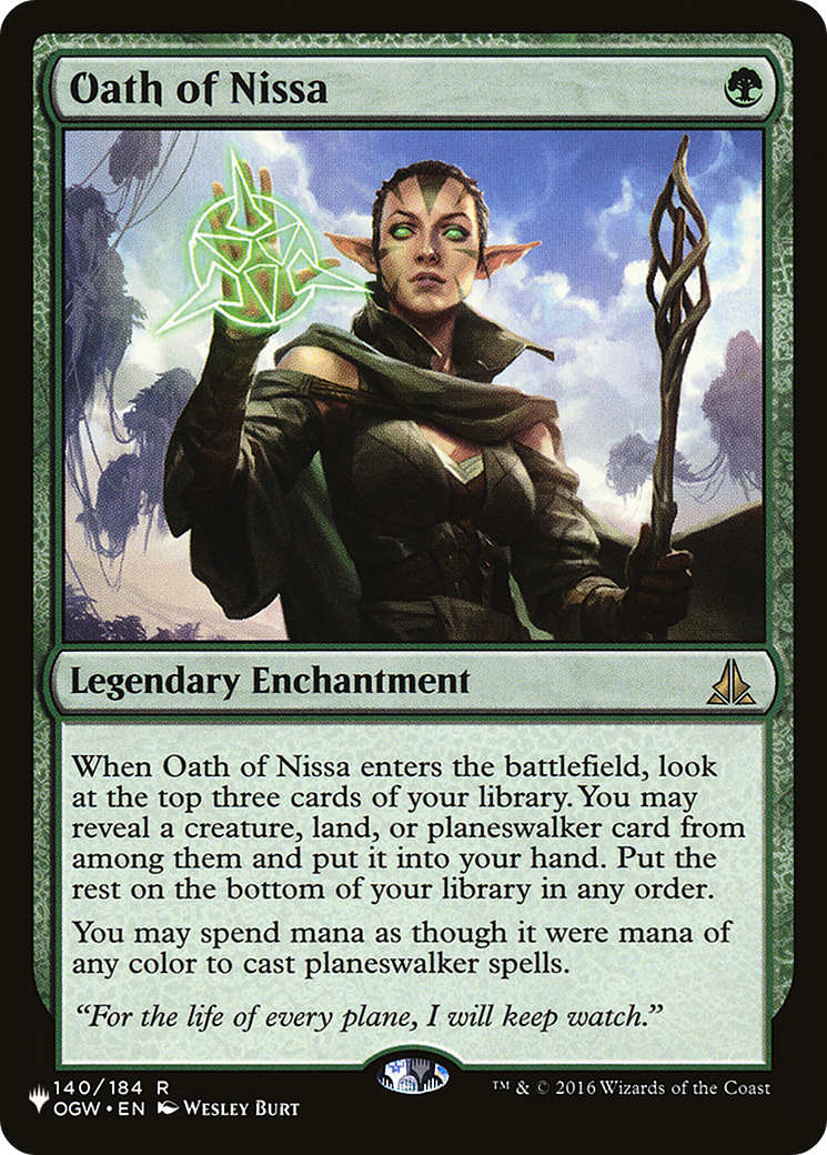 Oath of Nissa [The List Reprints] | Impulse Games and Hobbies