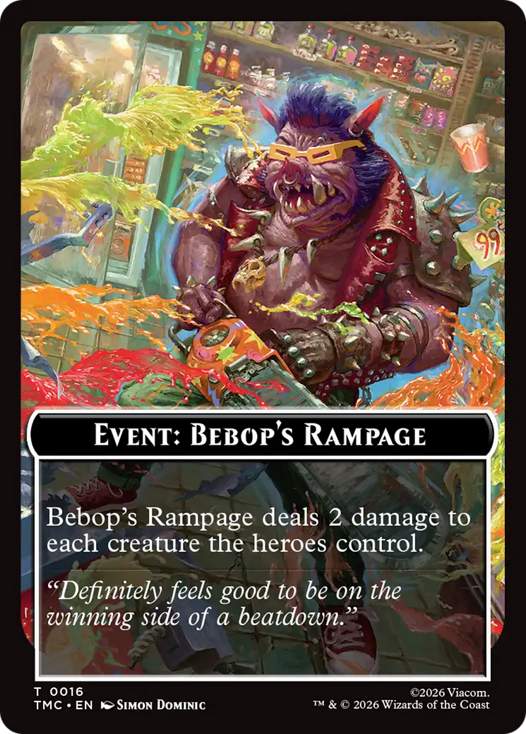 Event: Bebop's Rampage [Teenage Mutant Ninja Turtles Commander Tokens] | Impulse Games and Hobbies