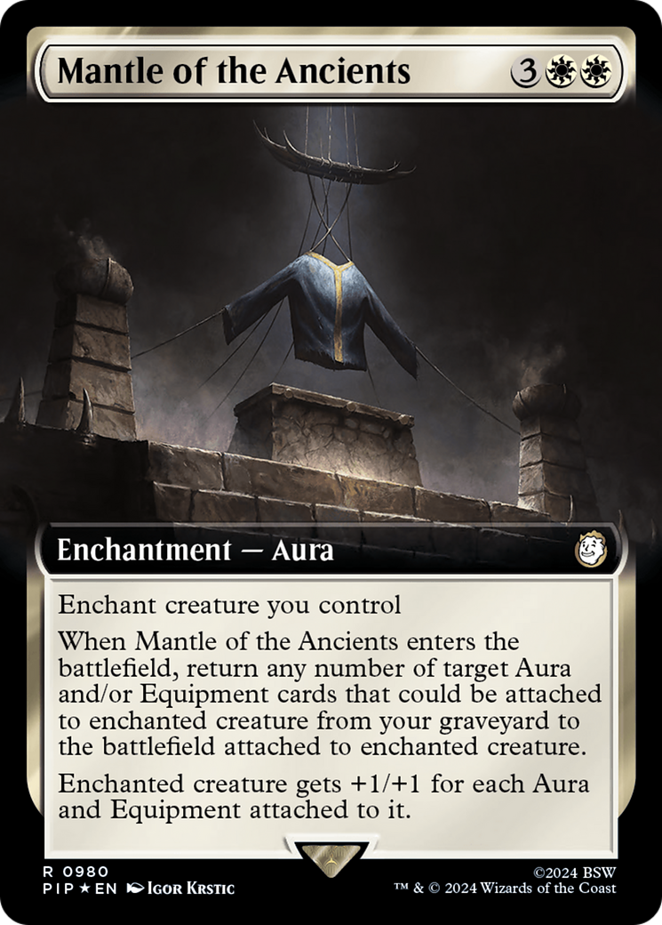 Mantle of the Ancients (Extended Art) (Surge Foil) [Fallout] | Impulse Games and Hobbies