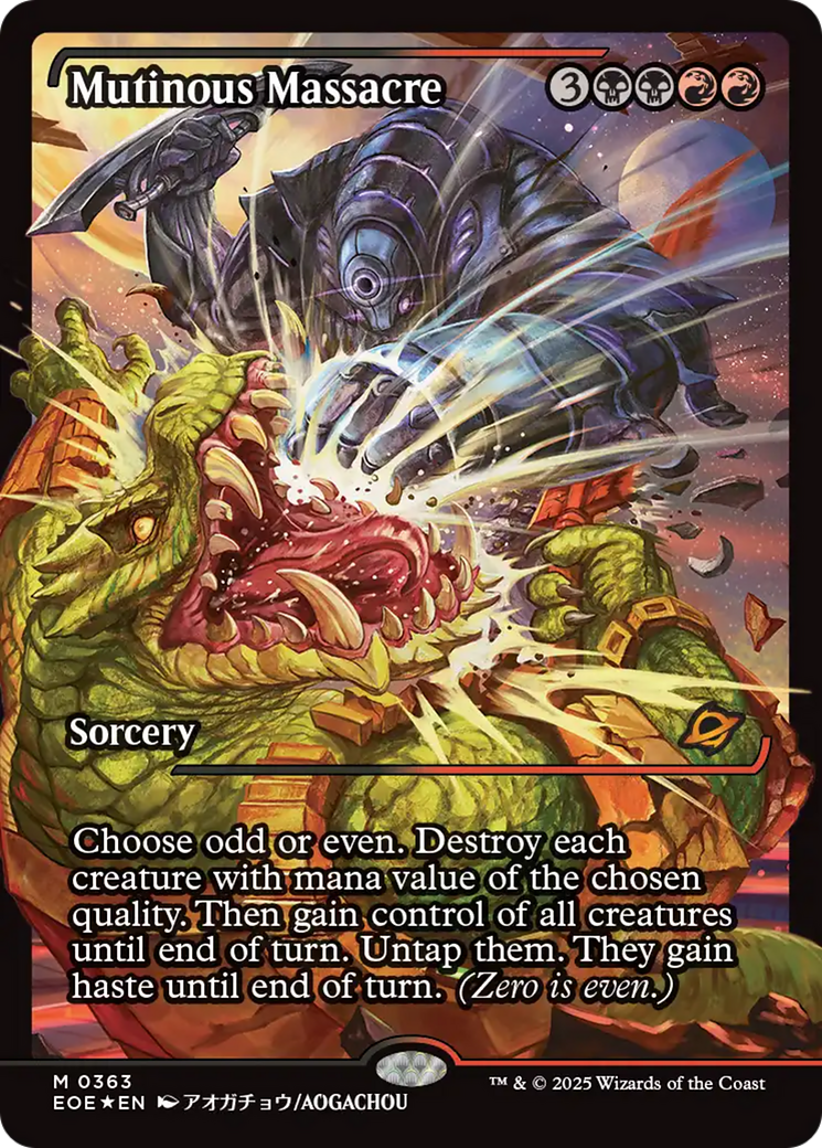 Mutinous Massacre (Showcase) [Edge of Eternities] | Impulse Games and Hobbies