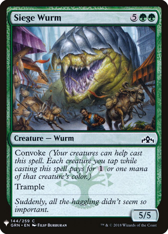 Siege Wurm [Mystery Booster] | Impulse Games and Hobbies