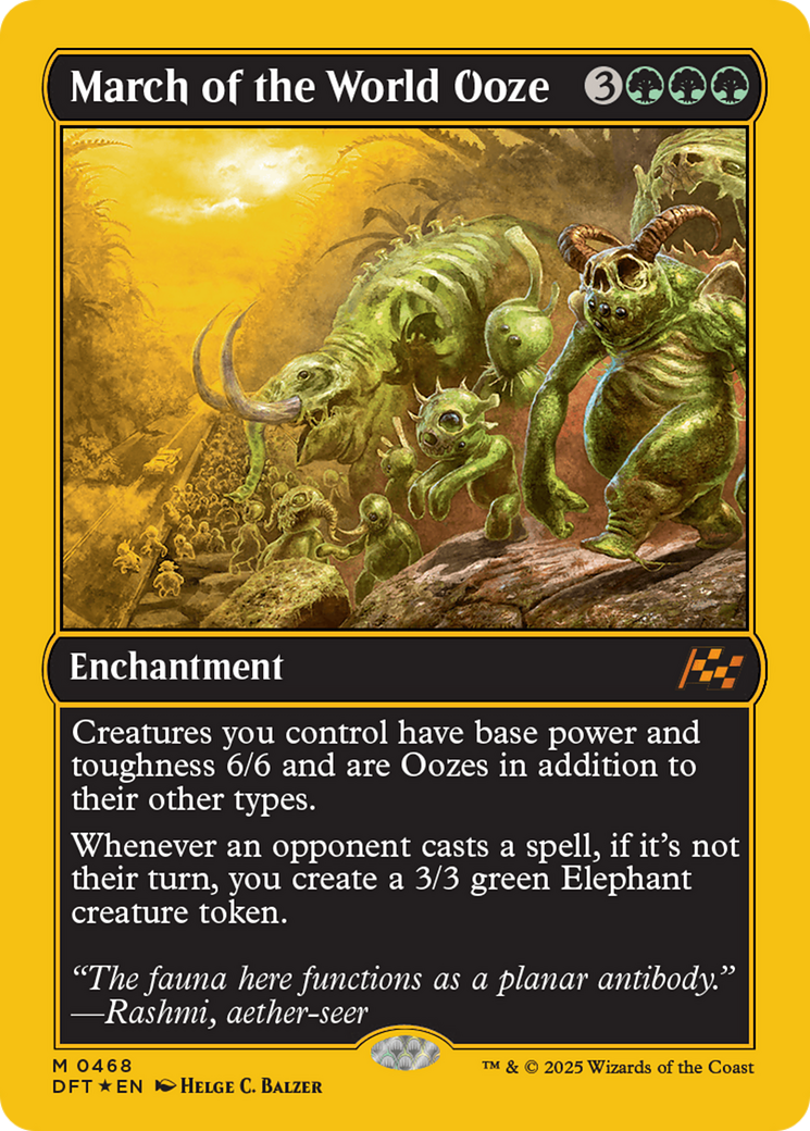 March of the World Ooze (First-Place Foil) [Aetherdrift] | Impulse Games and Hobbies