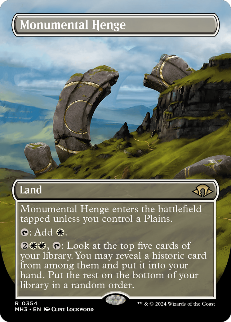 Monumental Henge (Borderless) [Modern Horizons 3] | Impulse Games and Hobbies