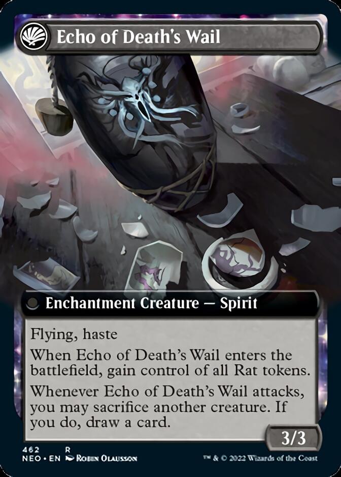 Tribute to Horobi // Echo of Death's Wail (Extended Art) [Kamigawa: Neon Dynasty] | Impulse Games and Hobbies