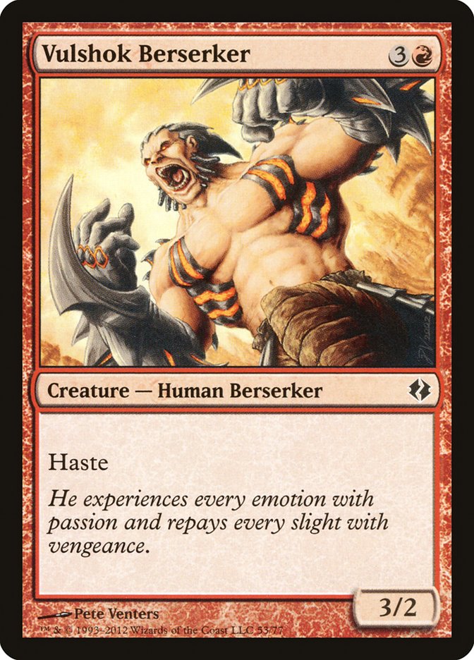 Vulshok Berserker [Duel Decks: Venser vs. Koth] | Impulse Games and Hobbies