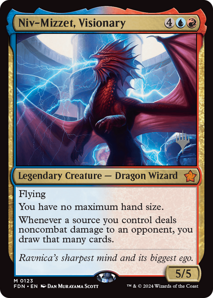 Niv-Mizzet, Visionary (Promo Pack) [Foundations Promos] | Impulse Games and Hobbies