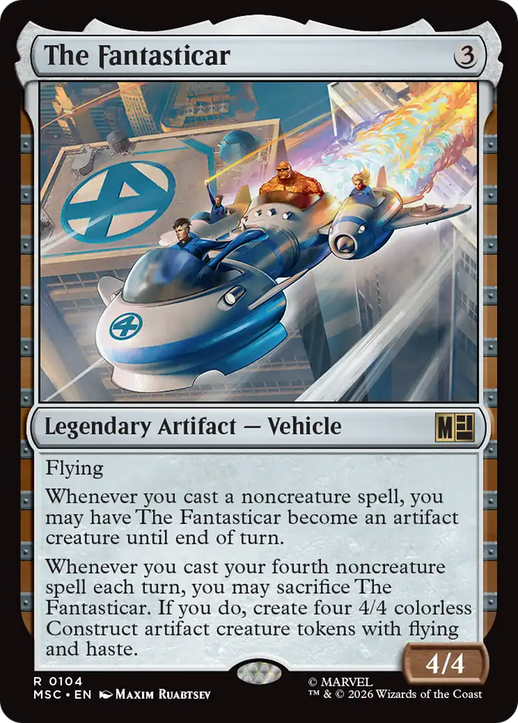 The Fantasticar (Surge Foil) [Marvel Super Heroes Commander] | Impulse Games and Hobbies