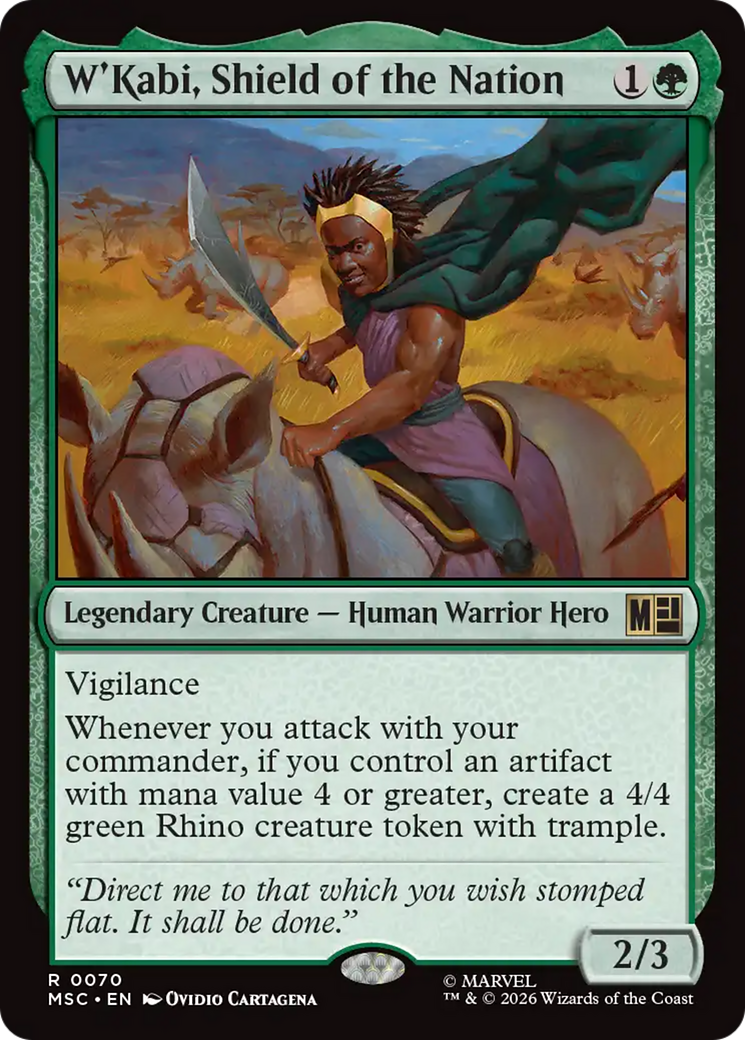 W'Kabi, Shield of the Nation (Surge Foil) [Marvel Super Heroes Commander] | Impulse Games and Hobbies