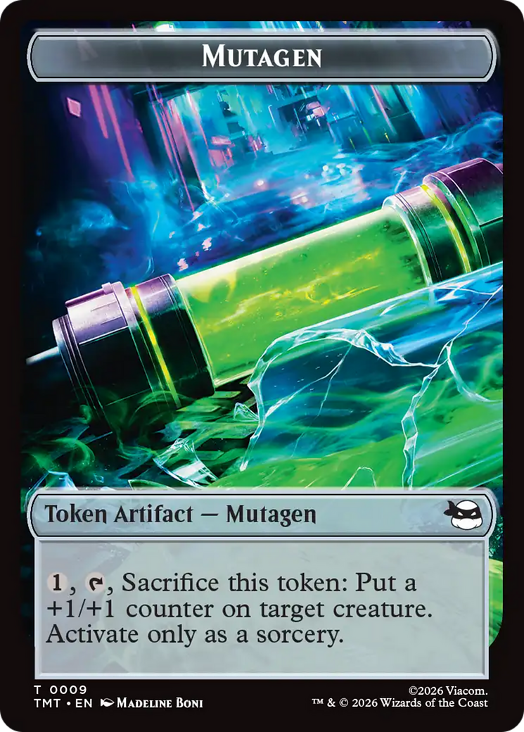 Ninja // Mutagen Double-Sided Token [Teenage Mutant Ninja Turtles Tokens] | Impulse Games and Hobbies