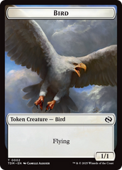 Inkling // Bird Double-Sided Token [Tarkir: Dragonstorm Commander Tokens] | Impulse Games and Hobbies