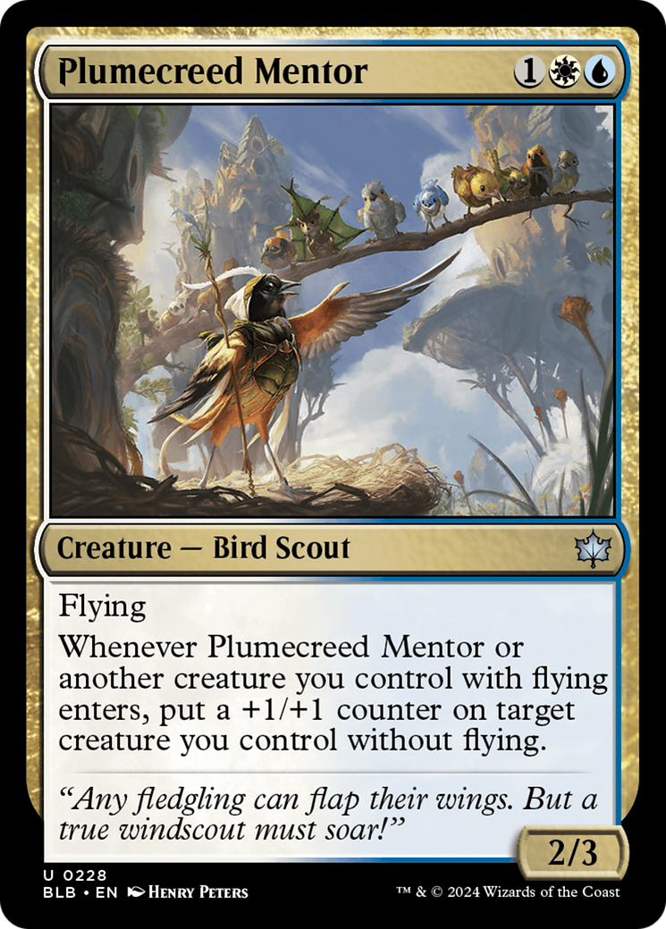 Plumecreed Mentor [Bloomburrow] | Impulse Games and Hobbies