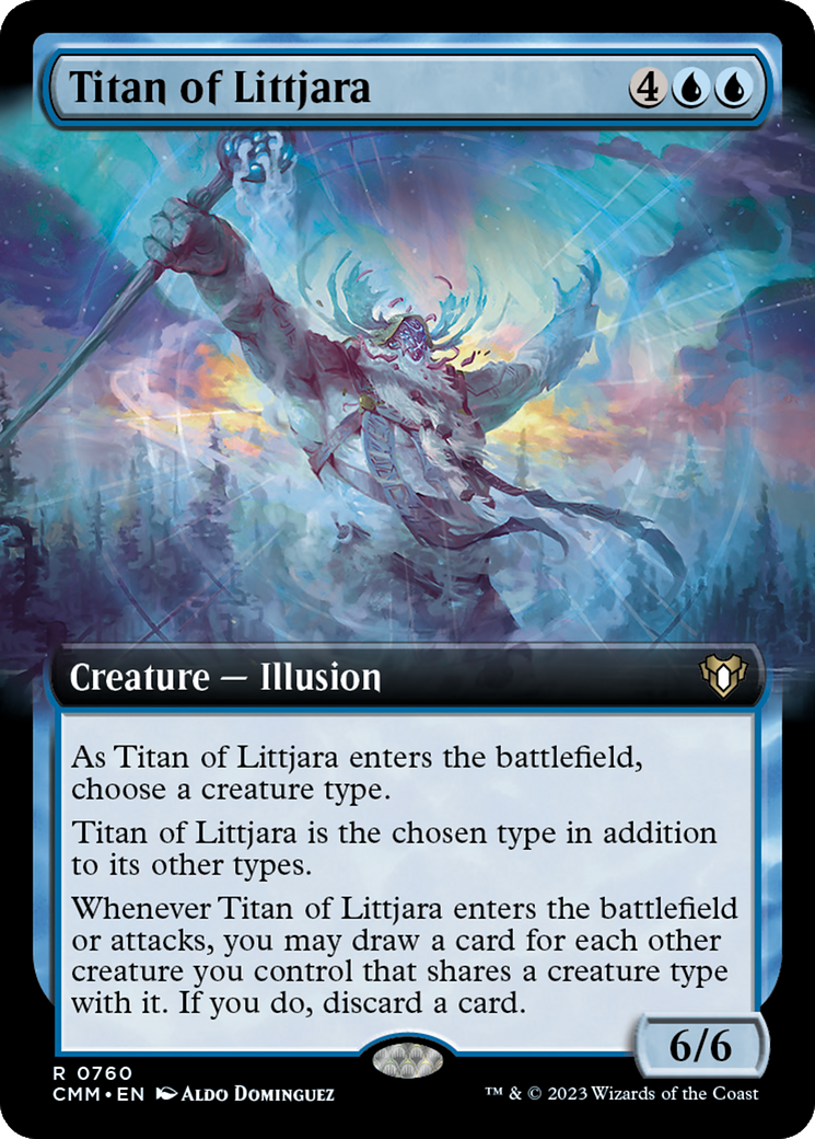 Titan of Littjara (Extended Art) [Commander Masters] | Impulse Games and Hobbies