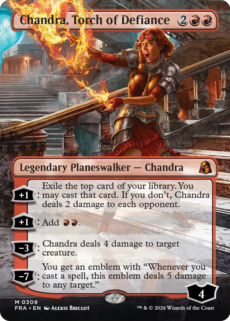 Chandra, Torch of Defiance (Borderless) [Reality Fracture] | Impulse Games and Hobbies
