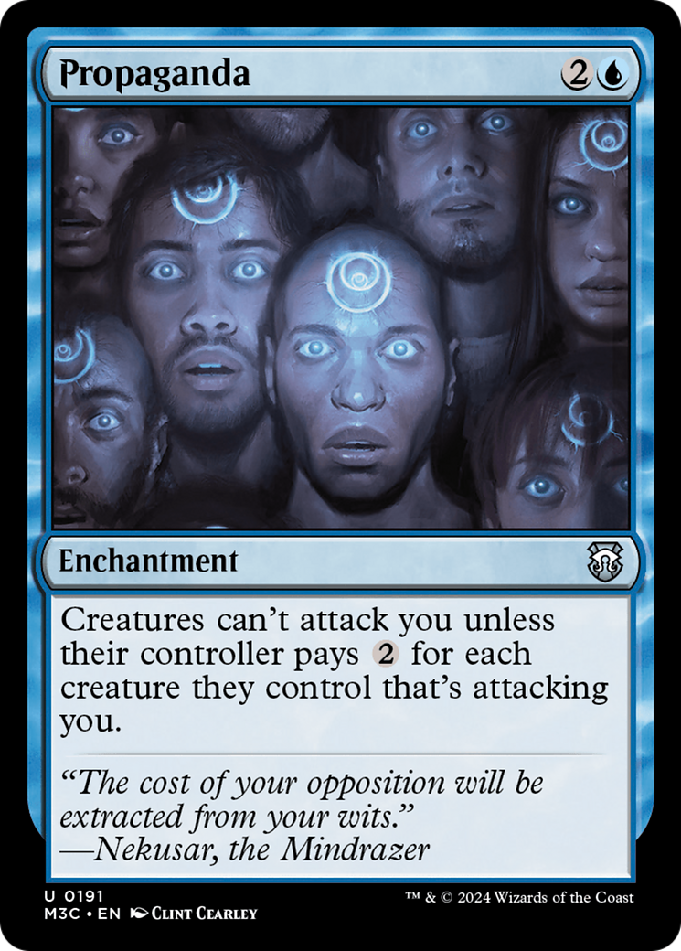 Propaganda (Ripple Foil) [Modern Horizons 3 Commander] | Impulse Games and Hobbies