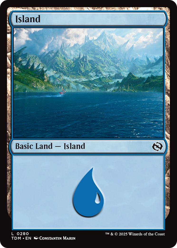 Island (0280) [Tarkir: Dragonstorm] | Impulse Games and Hobbies