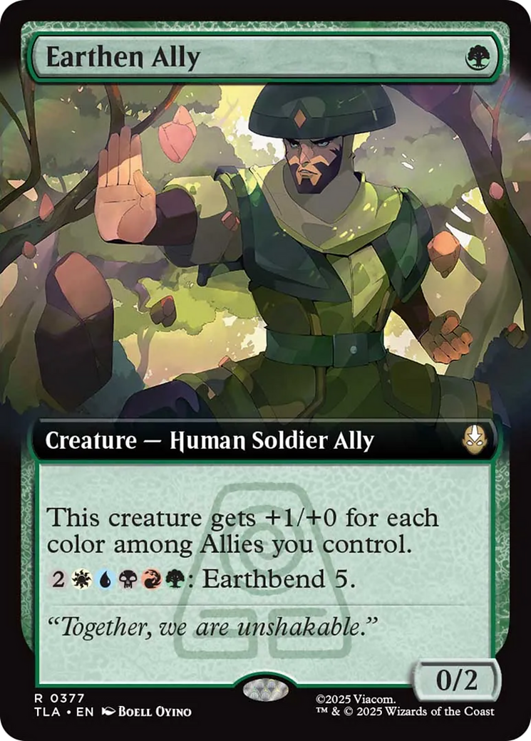 Earthen Ally (Extended Art) [Avatar: The Last Airbender] | Impulse Games and Hobbies