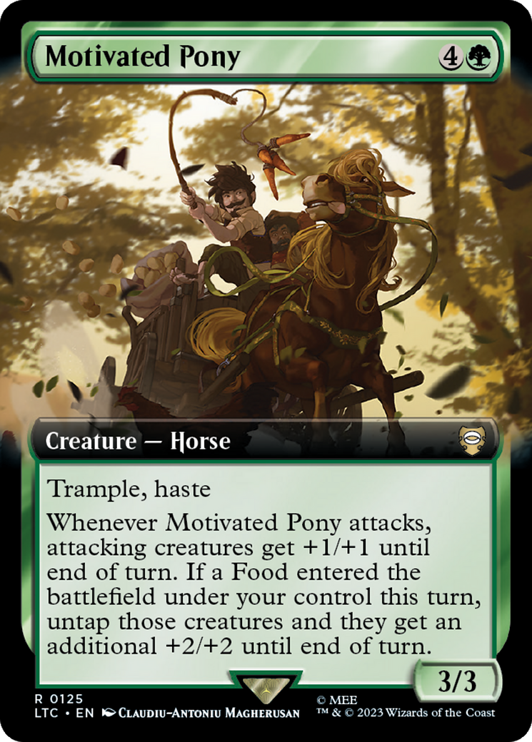 Motivated Pony (Extended Art) [The Lord of the Rings: Tales of Middle-Earth Commander] | Impulse Games and Hobbies