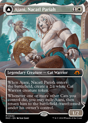 Ajani, Nacatl Pariah // Ajani, Nacatl Avenger (Borderless) [Modern Horizons 3] | Impulse Games and Hobbies