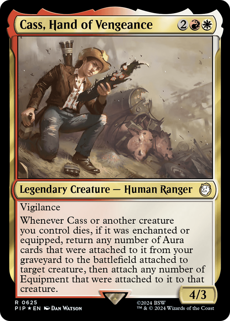 Cass, Hand of Vengeance (Surge Foil) [Fallout] | Impulse Games and Hobbies