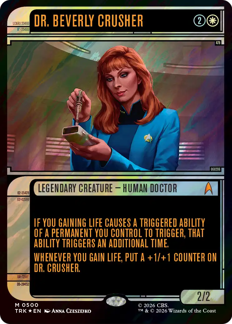 Dr. Beverly Crusher (Showcase) (Surge Foil) [Star Trek] | Impulse Games and Hobbies
