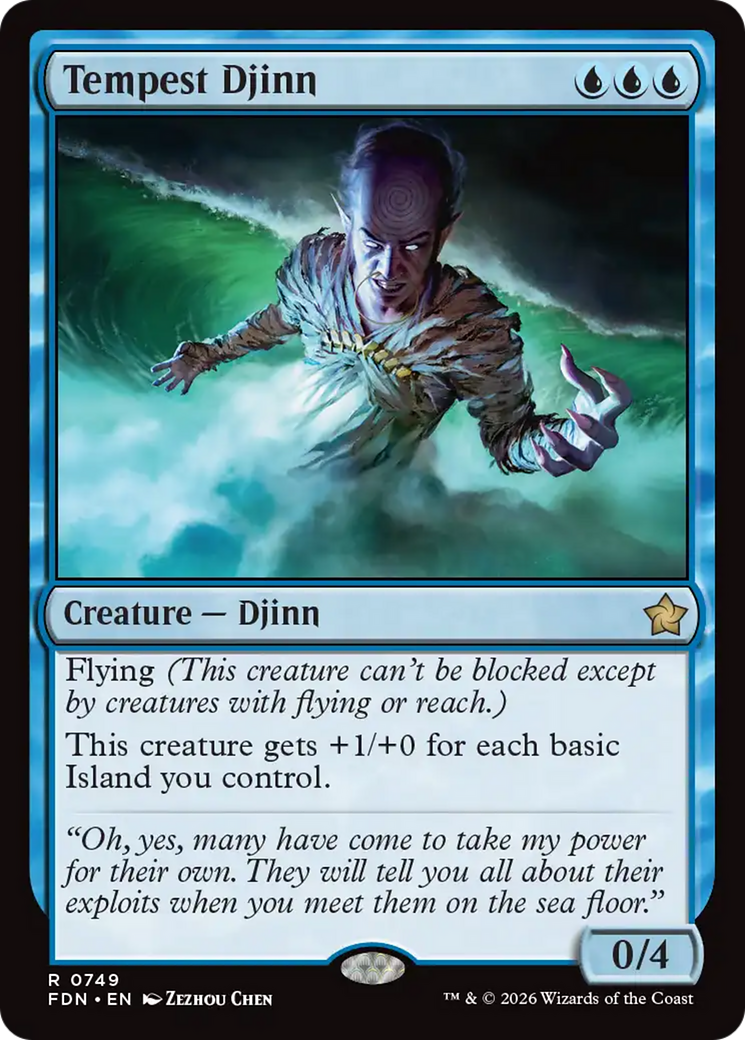 Tempest Djinn (0749) [Foundations] | Impulse Games and Hobbies