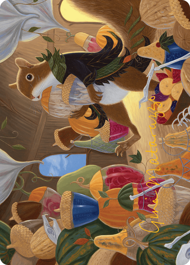 Stocking the Pantry Art Card (Gold-Stamped Signature) [Bloomburrow Art Series] | Impulse Games and Hobbies