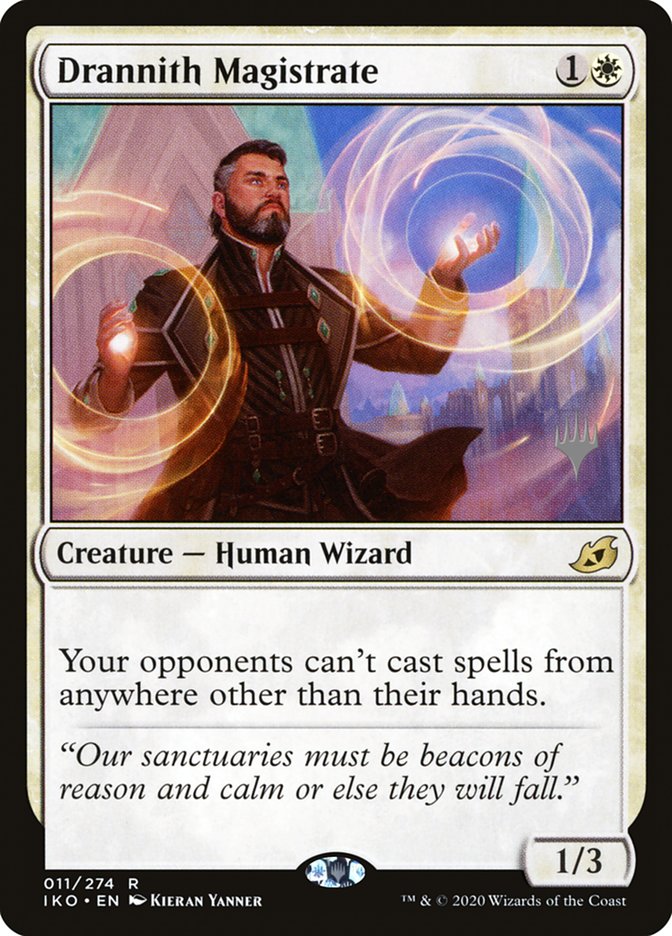Drannith Magistrate (Promo Pack) [Ikoria: Lair of Behemoths Promos] | Impulse Games and Hobbies