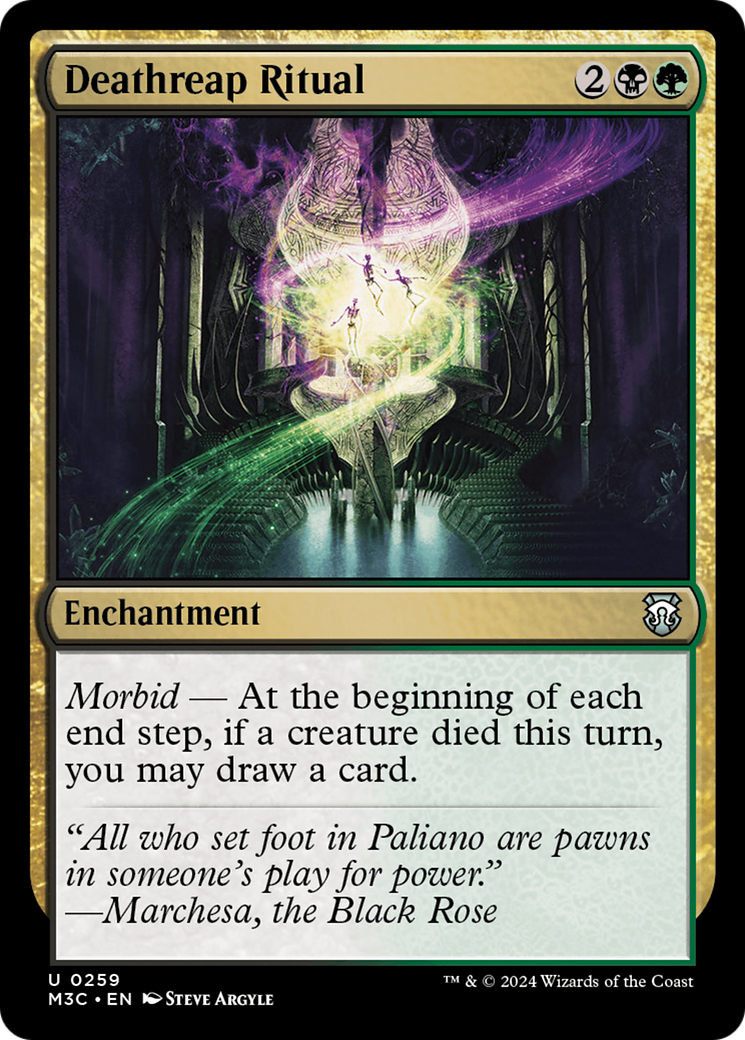 Deathreap Ritual (Ripple Foil) [Modern Horizons 3 Commander] | Impulse Games and Hobbies