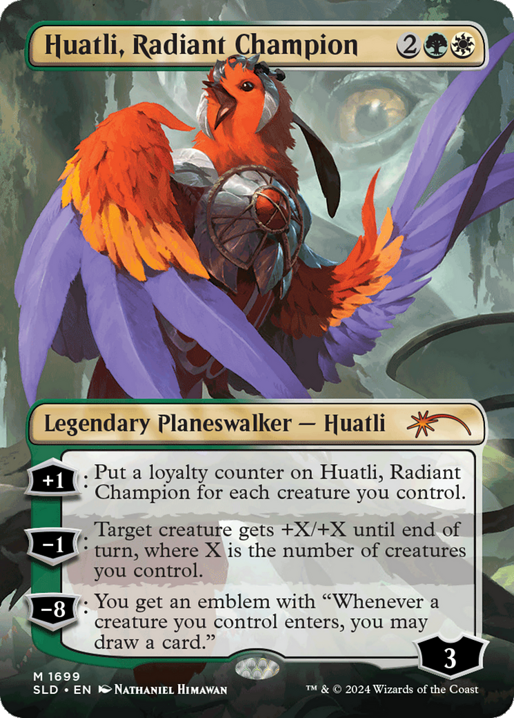 Huatli, Radiant Champion (Rainbow Foil) [Secret Lair Drop Series] | Impulse Games and Hobbies