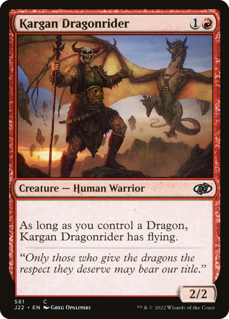 Kargan Dragonrider [Jumpstart 2022] | Impulse Games and Hobbies