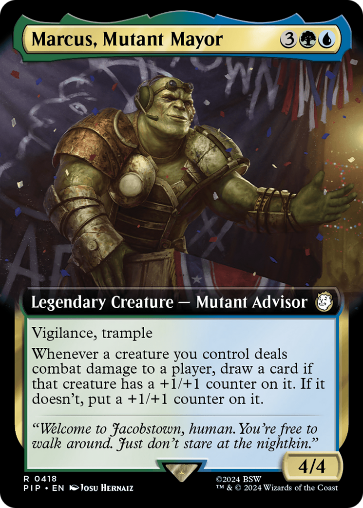 Marcus, Mutant Mayor (Extended Art) [Fallout] | Impulse Games and Hobbies