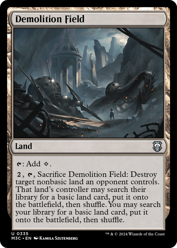 Demolition Field (Ripple Foil) [Modern Horizons 3 Commander] | Impulse Games and Hobbies