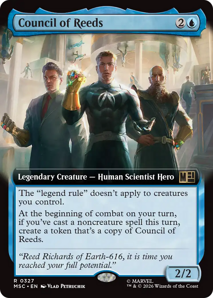 Council of Reeds (Extended Art) [Marvel Super Heroes Commander] | Impulse Games and Hobbies