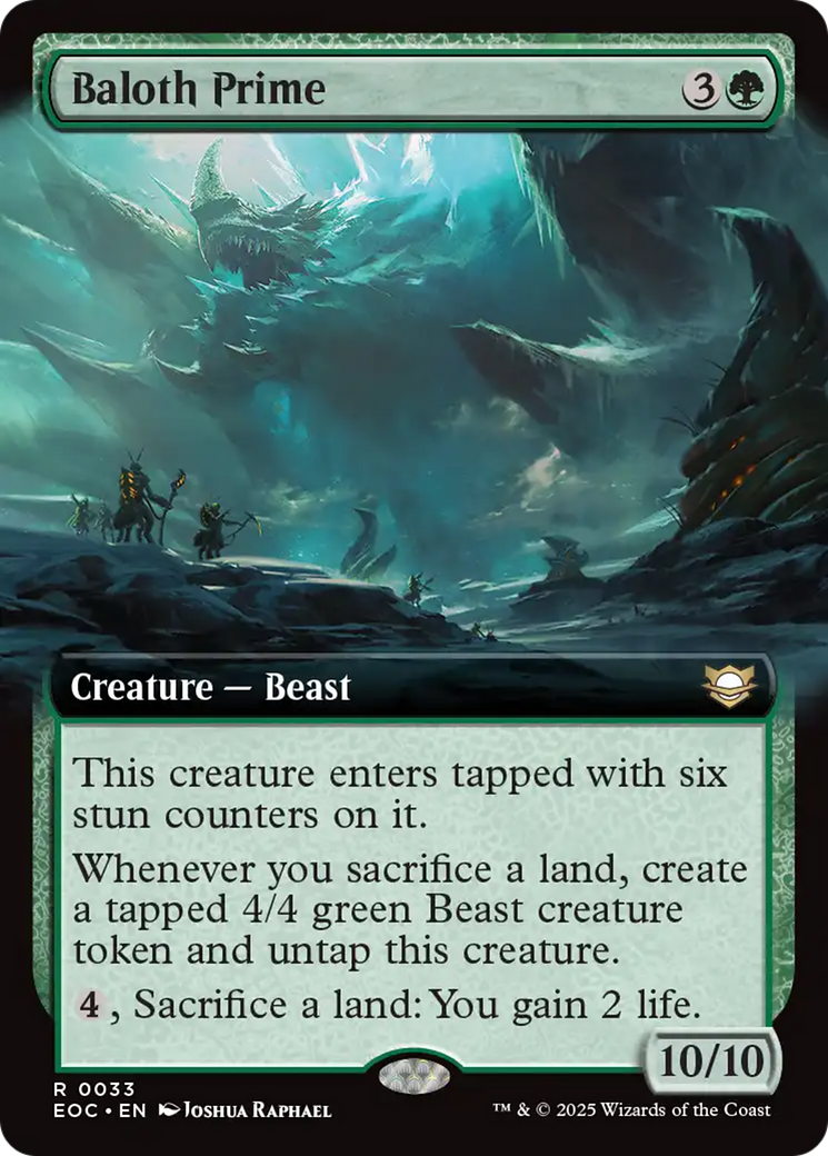 Baloth Prime (Extended Art) [Edge of Eternities Commander] | Impulse Games and Hobbies